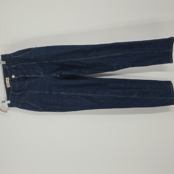 Madewell Denim - Madewell the perfect vintage straight Jeans with piping. Greenhaven wash